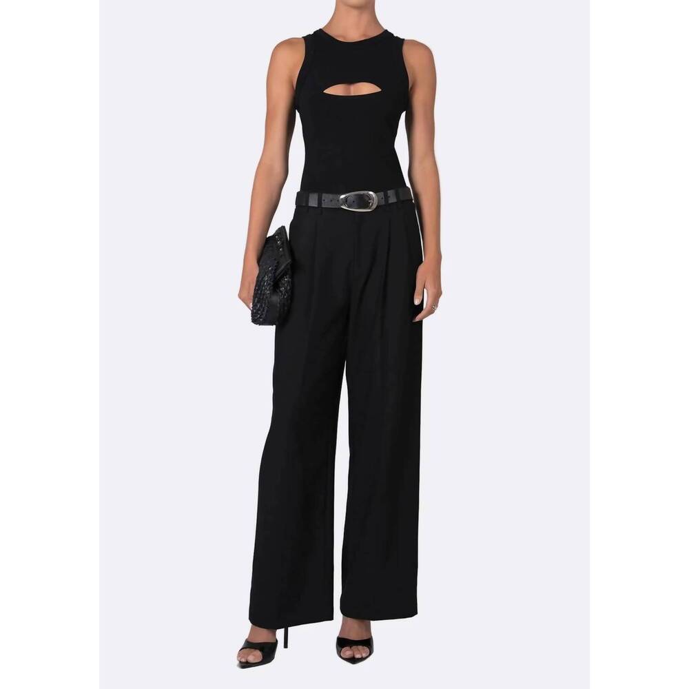 NEW NONCHALANT LABEL odette sleeveless bodysuit in black